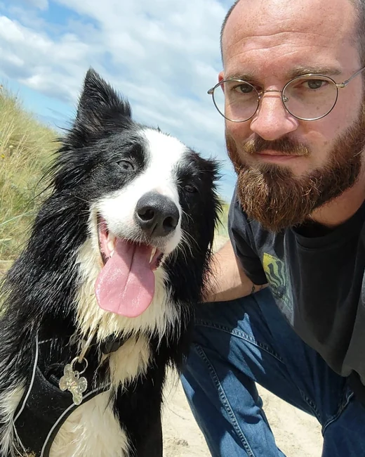 Benjamin et son chien