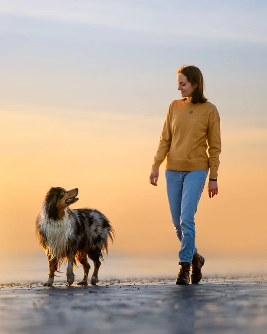 Dylane et son chien