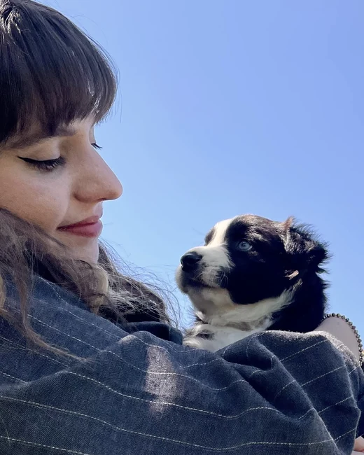 Elma et son chien