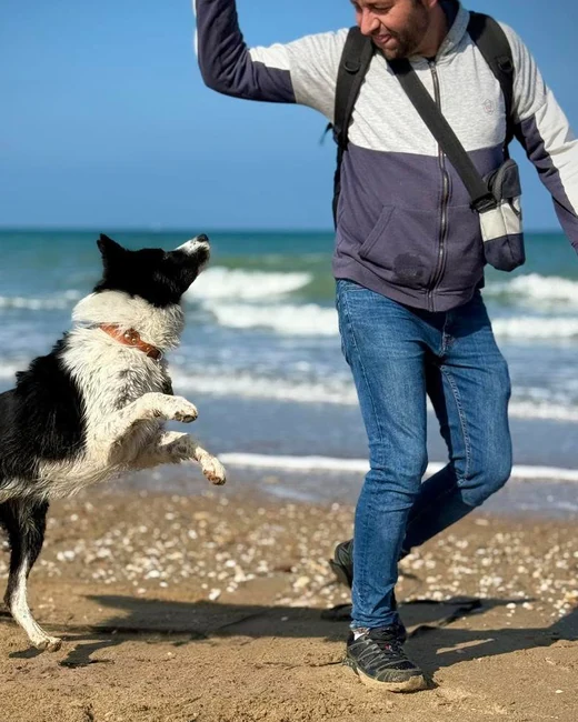 Johan et son chien
