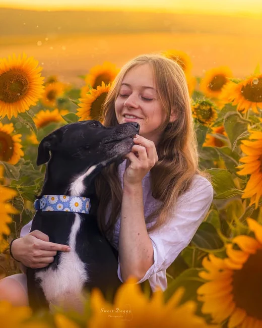 Océane et son chien